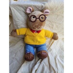 Arthur Plush Stuffed Animal Eden Toys Vintage Marc Brown Character 14 Inch